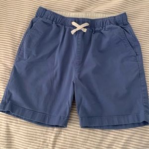 J Crew / Crewcuts boys dock shorts, marine blue size 16